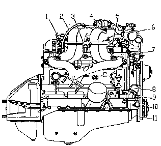 Двигатель 4213.10 вид справа