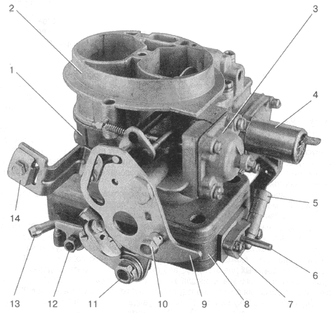 Рис 1 Карбюратор ДААЗ-1111 -1107010