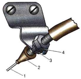 Регулировка привода педали акселератора