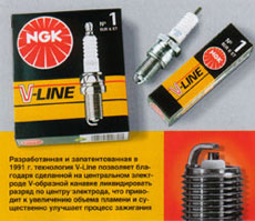 свечи зажигания NGK V-LINE